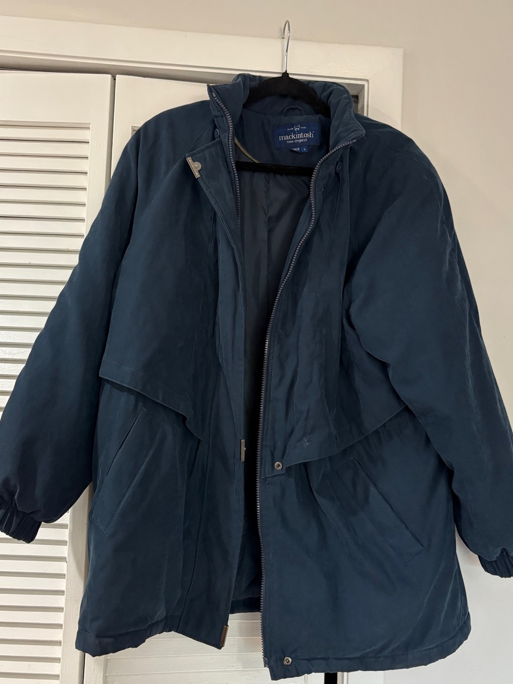 Navy Mackintosh Men's Waterproof Parka Jacket